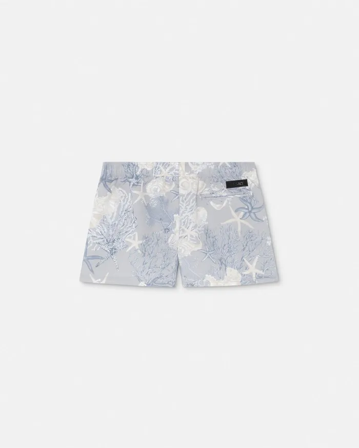 Versace Swimwear Men Barocco Sea Swim Shorts Blueprint