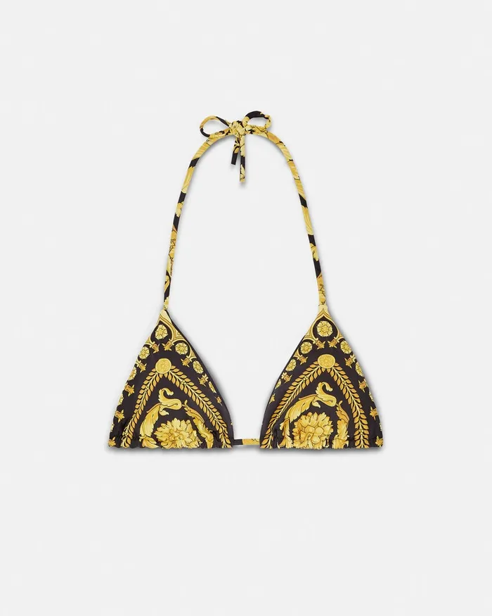 Versace Swimwear Women Barocco Bikini Top Print