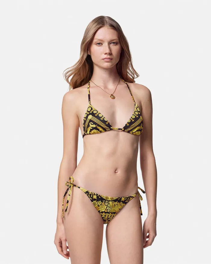 Versace Swimwear Women Barocco Bikini Top Print