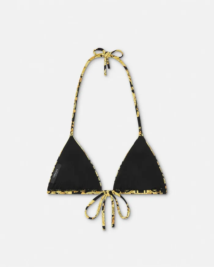 Versace Swimwear Women Barocco Bikini Top Print