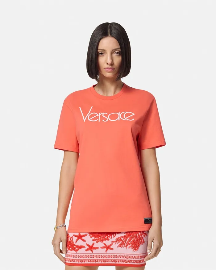 Versace TShirts and Sweatshirts Women 1978 ReEdition Logo TShirt 2r440