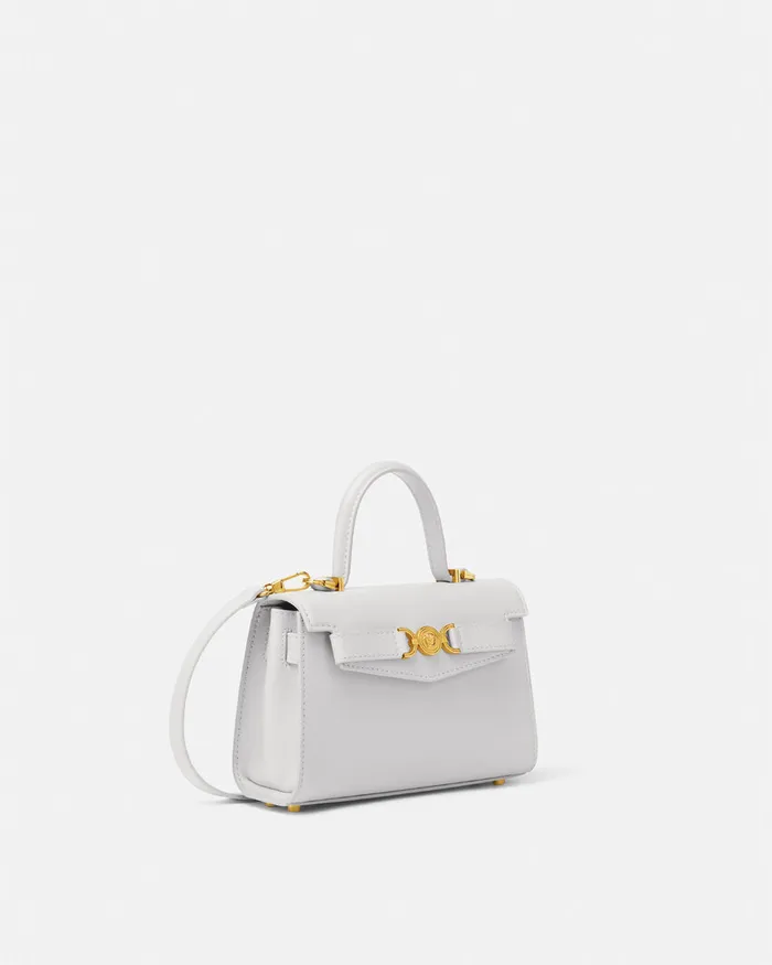 Versace Top Handle Women Medusa 03995 Small Handbag Gray