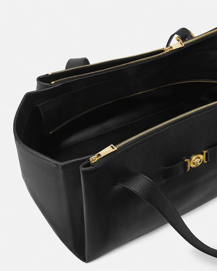 Versace Totes Men Medusa Biggie Maxi Tote Bag Blackgold