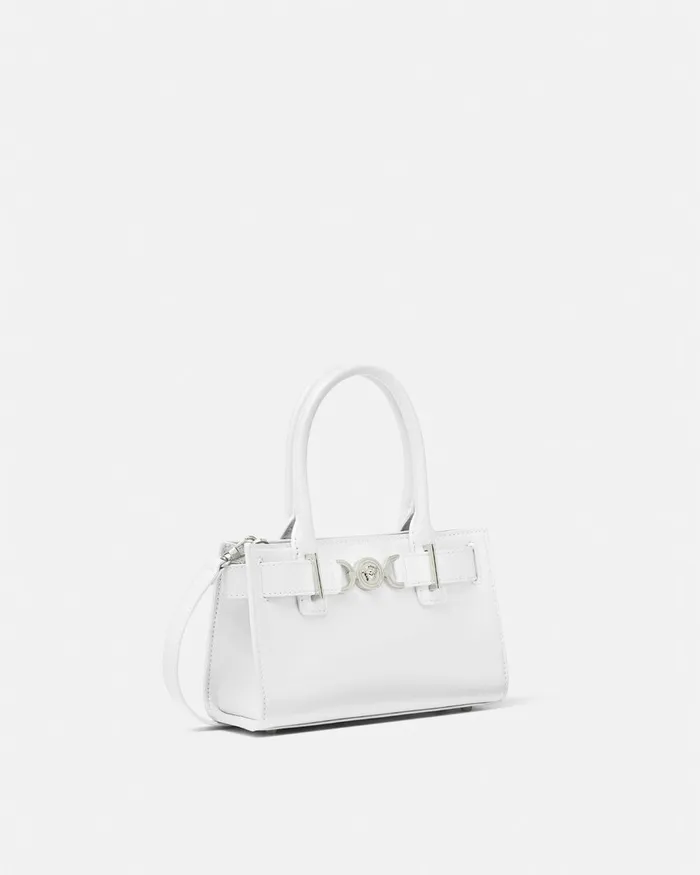 Versace Totes Women Medusa 03995 Small Tote Bag White