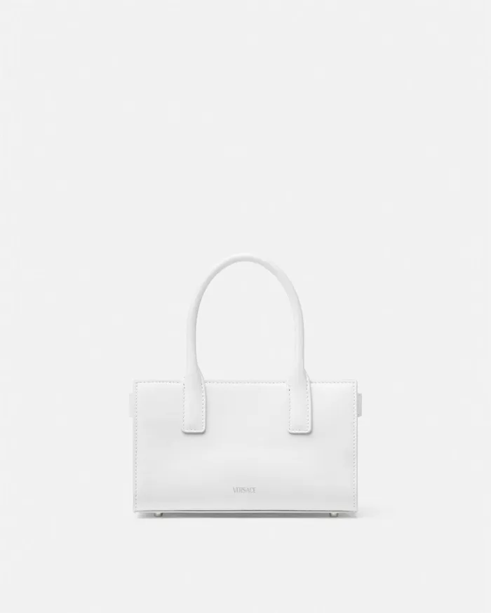Versace Totes Women Medusa 03995 Small Tote Bag White