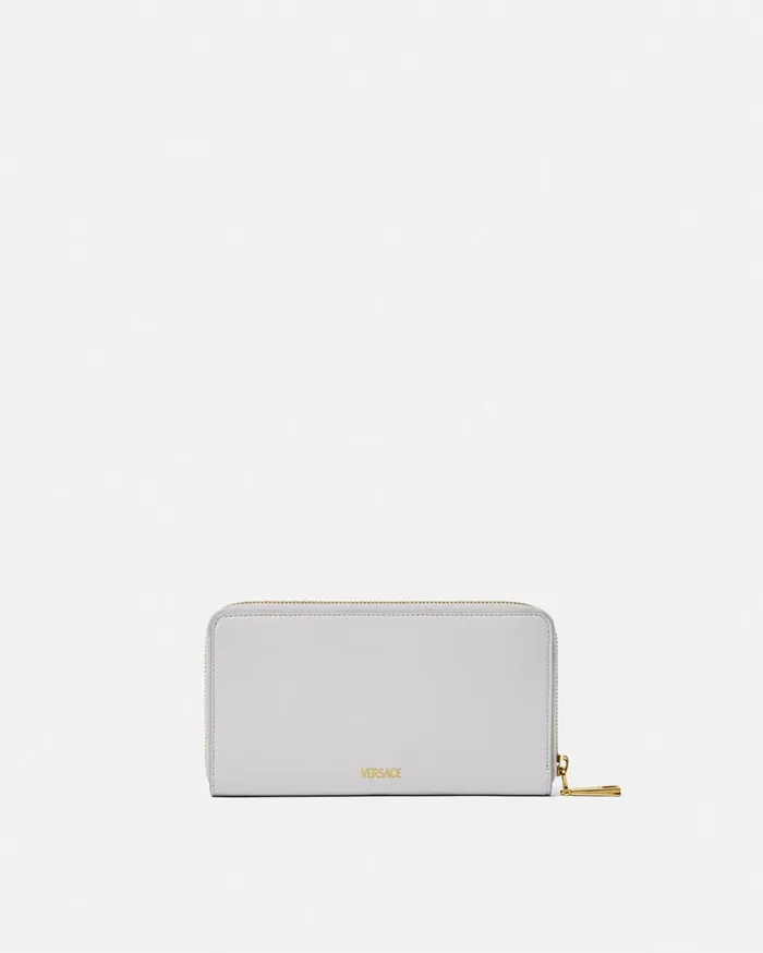 Versace Wallets Women Medusa 03995 Long Wallet Gray
