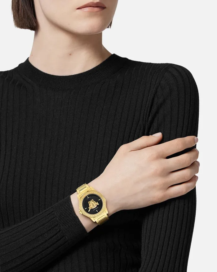 Versace Watches Women Medusa Deco Watch Gold
