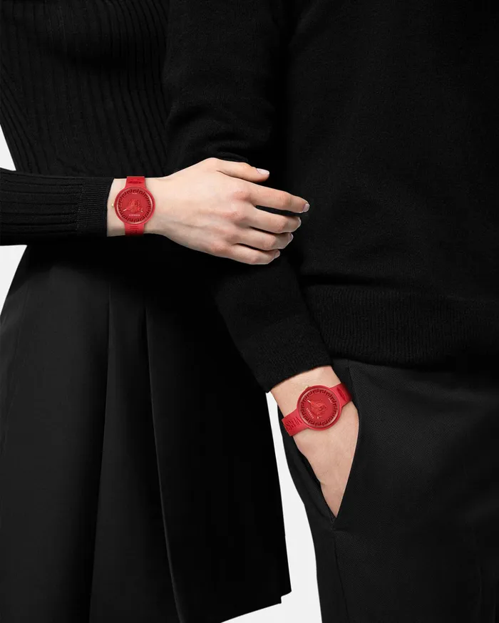 Versace Watches WomenMen Medusa Pop Watch Red