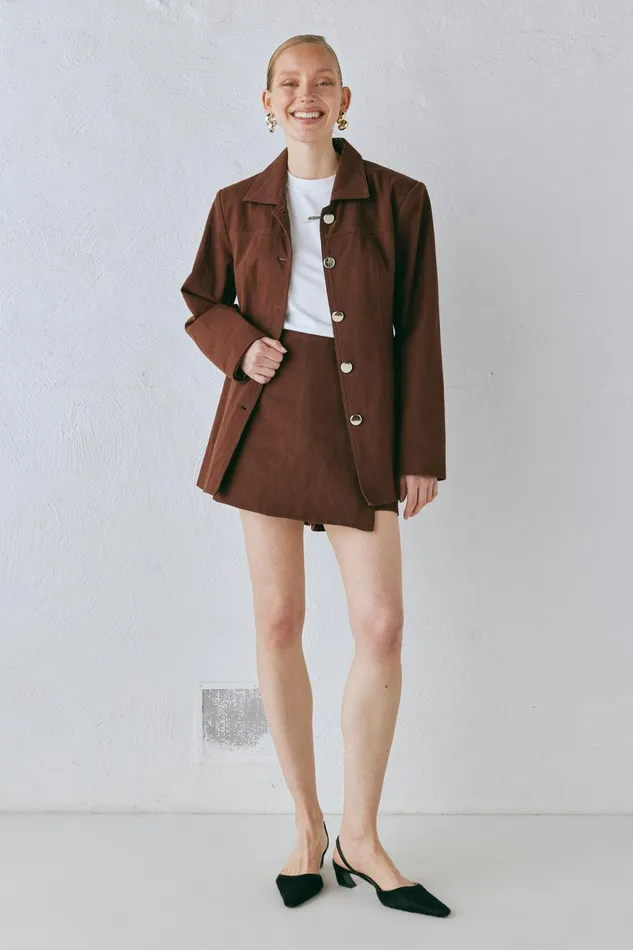 VRG GRL Cove Skort Chocolate Women Shorts VRG GRL Cove Skort Chocolate Women Shorts
