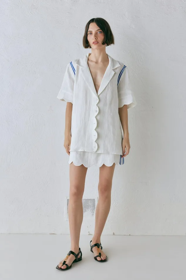 VRG GRL Gigi Linen Shirt Vienna Women Shirts VRG GRL Gigi Linen Shirt Vienna Women Shirts