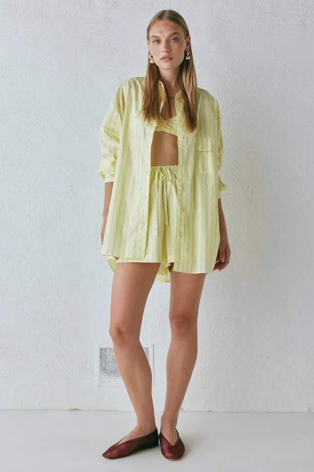 VRG GRL June Shirt Citrus Women Long Sleeve VRG GRL June Shirt Citrus Women Long Sleeve