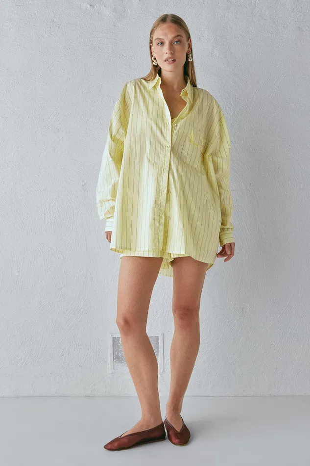 VRG GRL June Shirt Citrus Women Long Sleeve VRG GRL June Shirt Citrus Women Long Sleeve