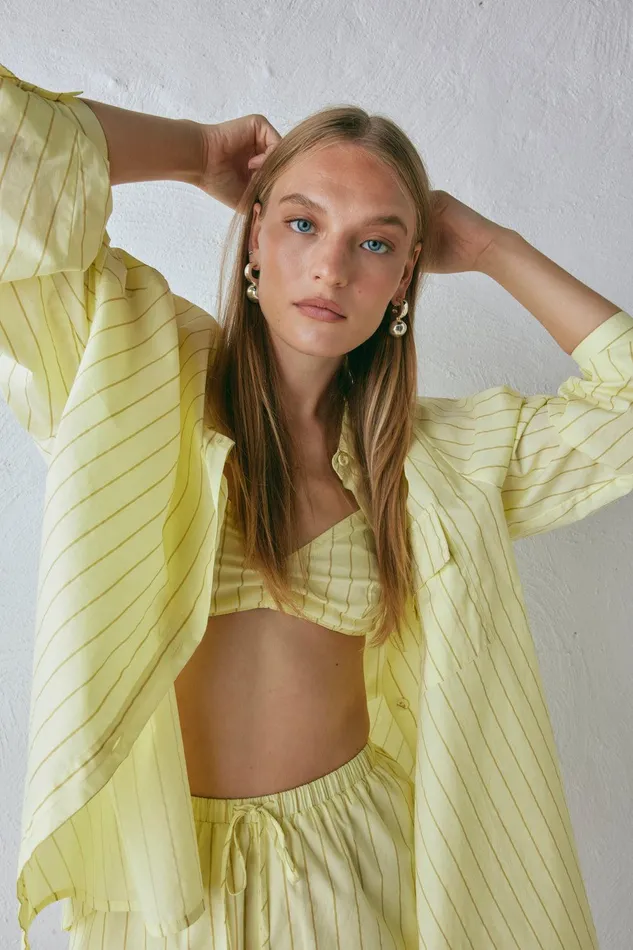 VRG GRL June Shirt Citrus Women Long Sleeve VRG GRL June Shirt Citrus Women Long Sleeve