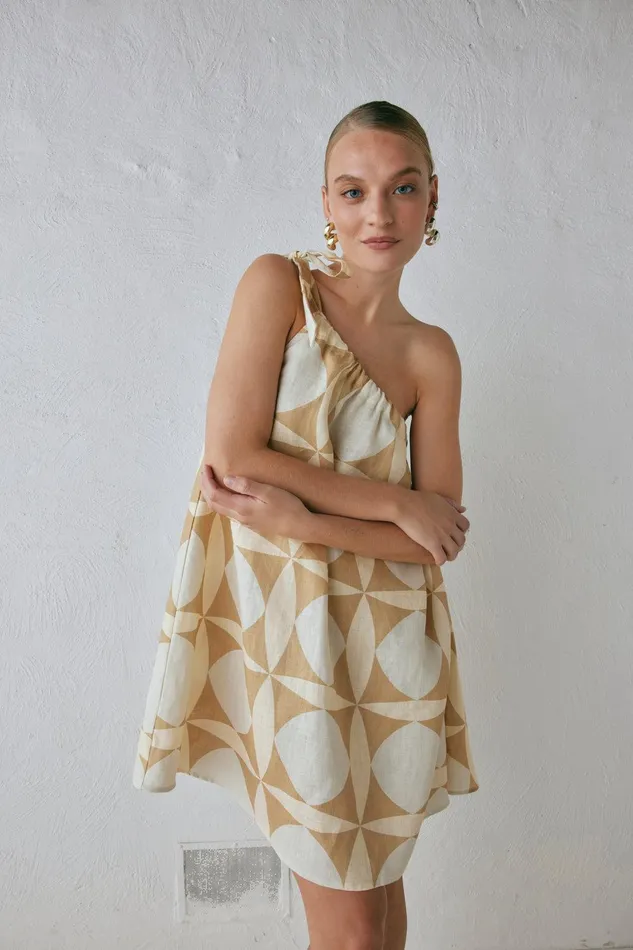 VRG GRL Slow Living Linen Mini Dress Scope Women Mini Dresses VRG GRL Slow Living Linen Mini Dress Scope Women Mini Dresses