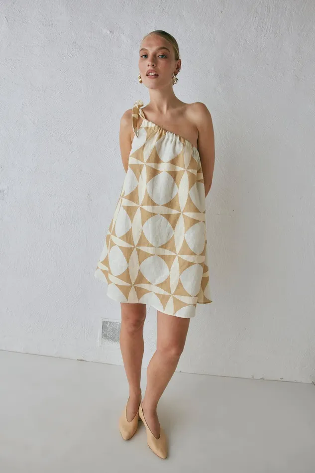 VRG GRL Slow Living Linen Mini Dress Scope Women Mini Dresses VRG GRL Slow Living Linen Mini Dress Scope Women Mini Dresses