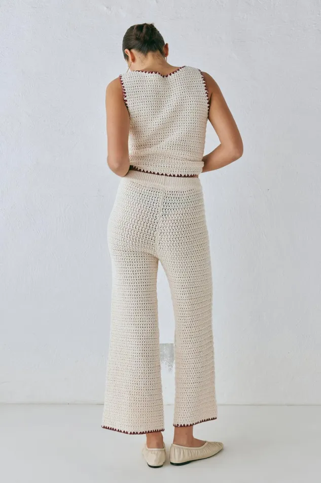 VRG GRL Stella Knit Pants Cream Women Sets VRG GRL Stella Knit Pants Cream Women Sets
