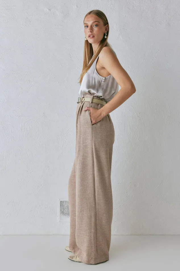 VRG GRL Taite Pants Natural Women Pants VRG GRL Taite Pants Natural Women Pants