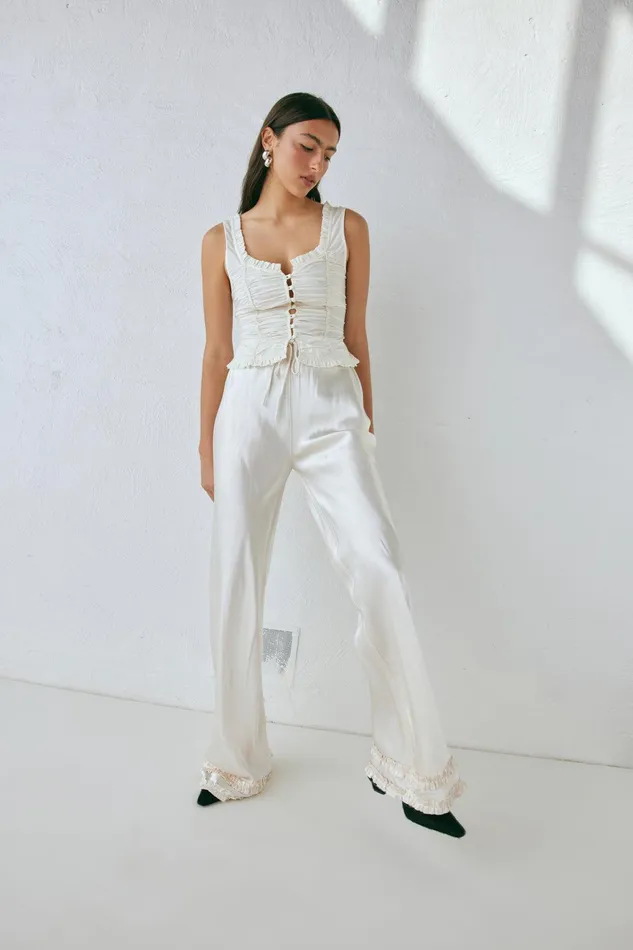VRG GRL Vida Top White Women Sleeveless VRG GRL Vida Top White Women Sleeveless
