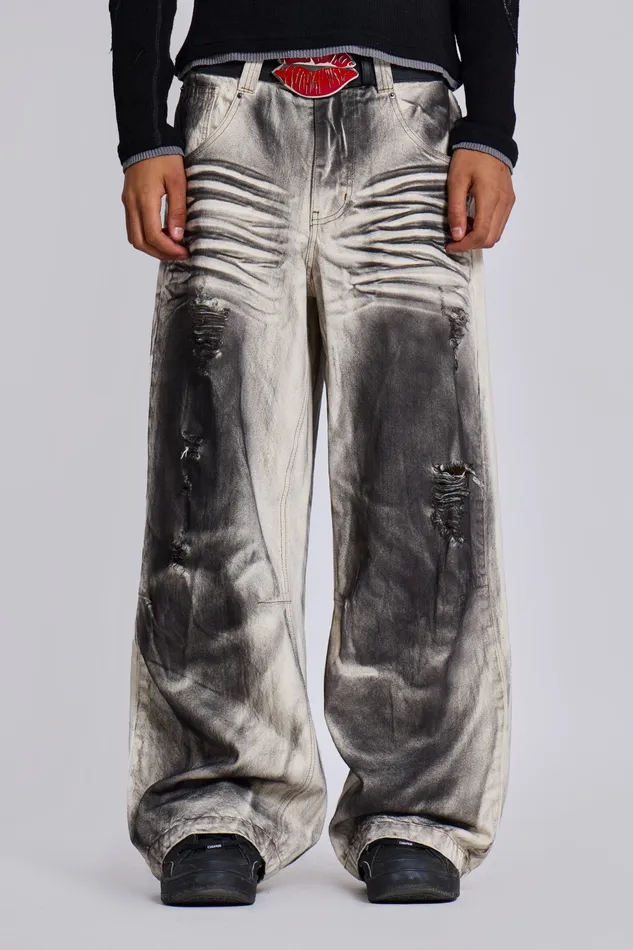 Watercolour Colossus Jeans Denim Jaded London Men