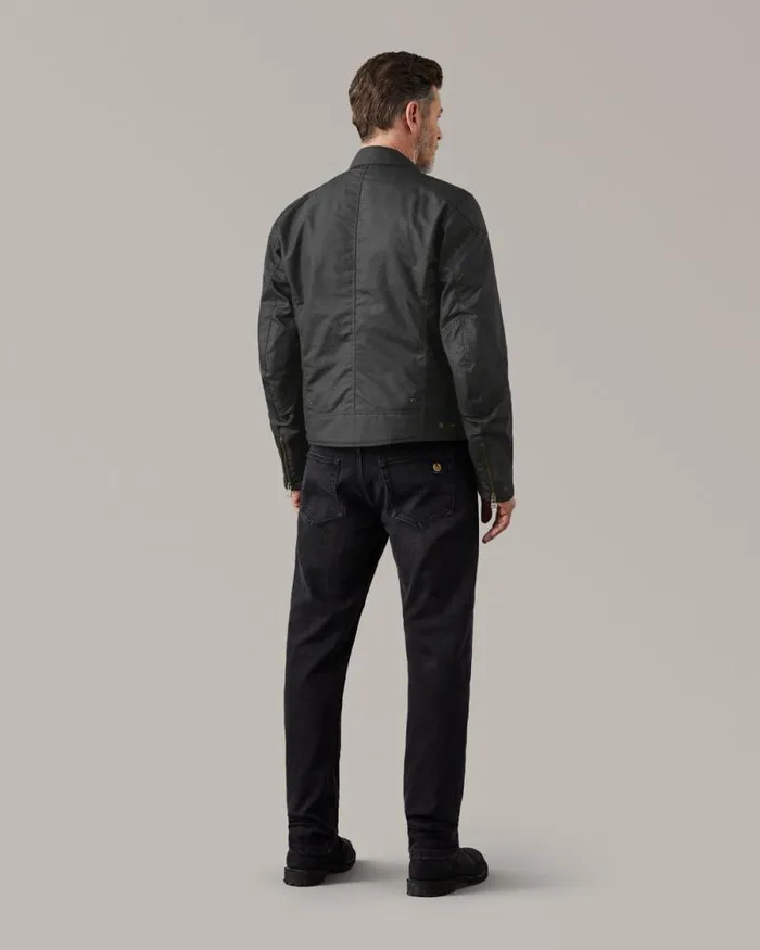 Waxed Jackets Men Belstaff Ariel Motorcycle Jacket Black Waxed Jackets Men Belstaff Ariel Motorcycle Jacket Black