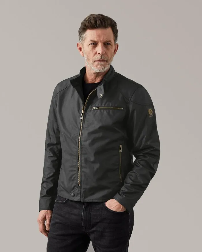 Waxed Jackets Men Belstaff Ariel Motorcycle Jacket Black Waxed Jackets Men Belstaff Ariel Motorcycle Jacket Black