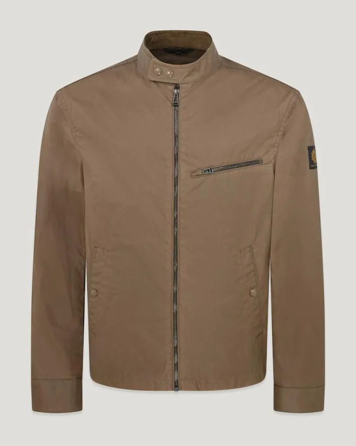 Waxed Jackets Men Belstaff Walkham Jacket Dark Pumice