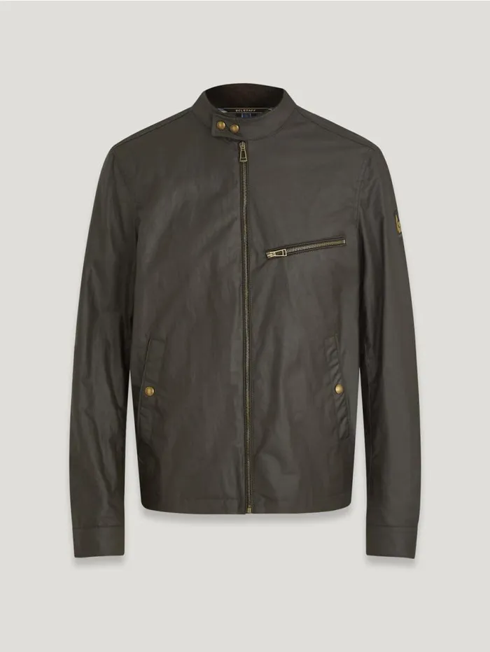 Waxed Jackets Men Belstaff Walkham Jacket Faded Olive