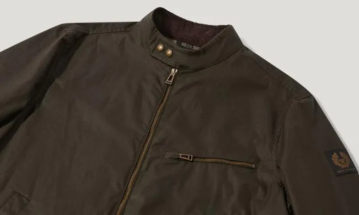 Waxed Jackets Men Belstaff Walkham Jacket Faded Olive Waxed Jackets Men Belstaff Walkham Jacket Faded Olive