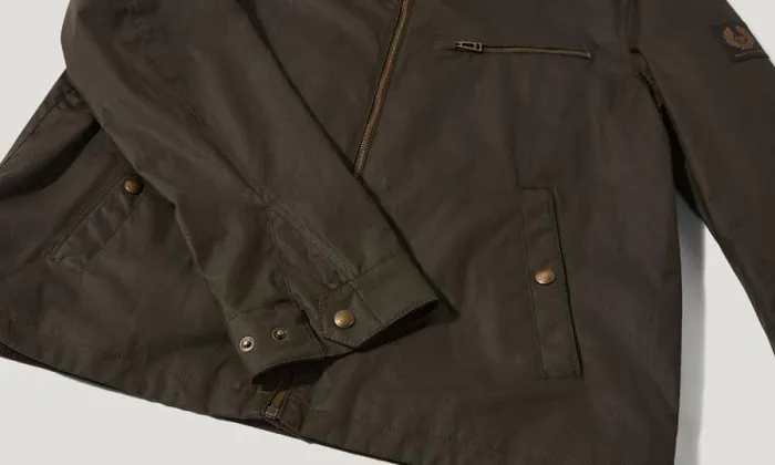 Waxed Jackets Men Belstaff Walkham Jacket Faded Olive Waxed Jackets Men Belstaff Walkham Jacket Faded Olive