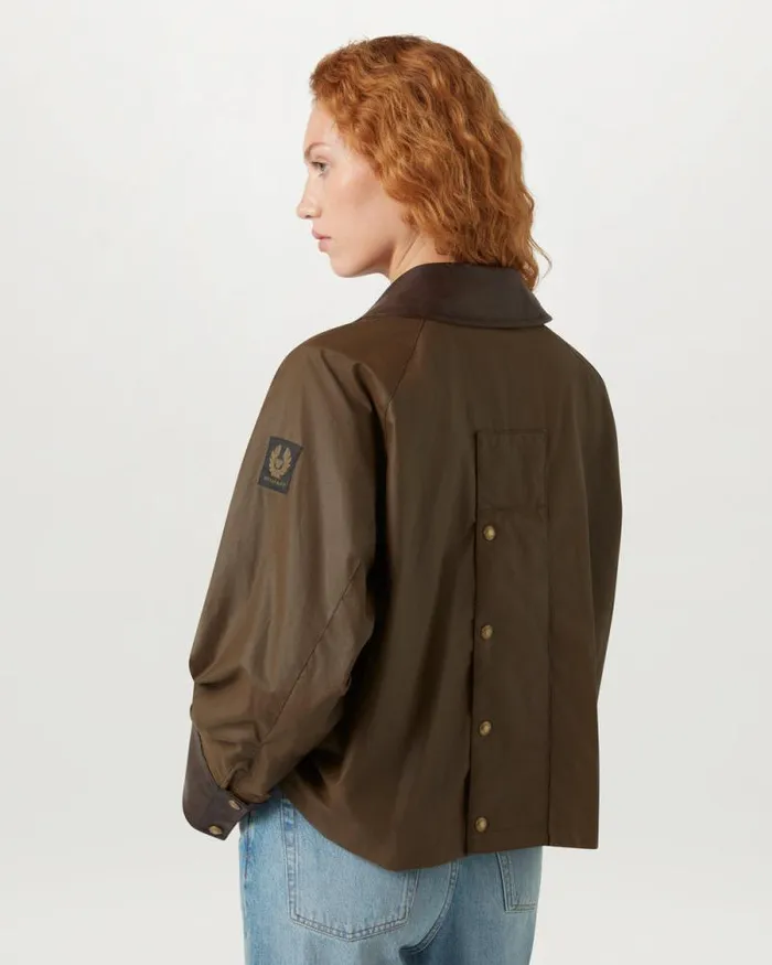Waxed Jackets Women Belstaff Iris Jacket Bronze Brown Waxed Jackets Women Belstaff Iris Jacket Bronze Brown