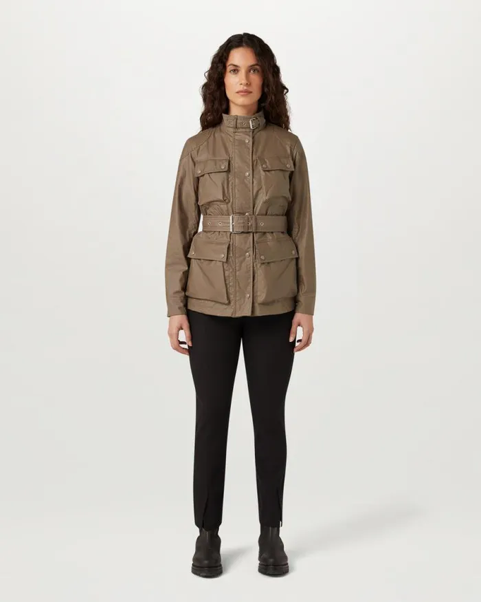 Waxed Jackets Women Belstaff Trialmaster Jacket Dark Pumice Waxed Jackets Women Belstaff Trialmaster Jacket Dark Pumice