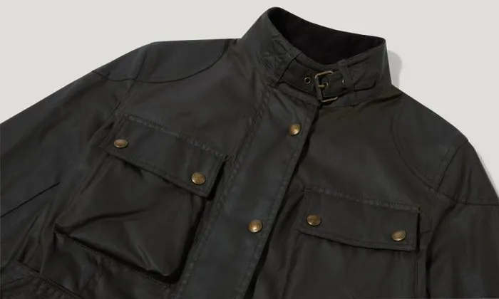 Waxed Jackets Women Belstaff Trialmaster Jacket Faded Olive Waxed Jackets Women Belstaff Trialmaster Jacket Faded Olive