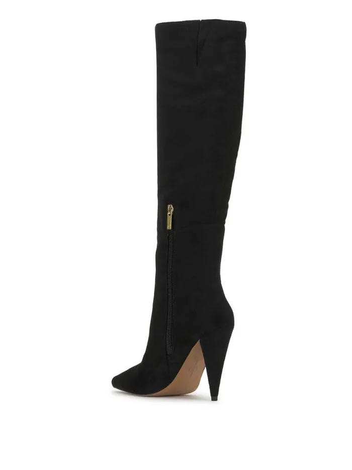 Wide Width Shoes Jessica Simpson Maynard Knee High Boot In Black Suede