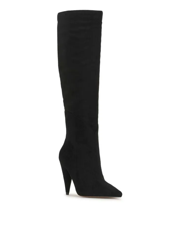 Wide Width Shoes Jessica Simpson Maynard Knee High Boot In Black Suede