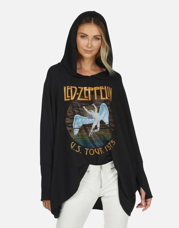 Wilma X Led Zeppelin Black Women039s Lauren Moshi Hoodies