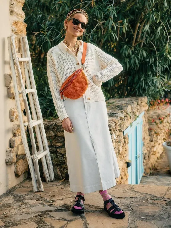 Women Allie Denim Midi Skirt Light Natural White Stuff Skirts Women Allie Denim Midi Skirt Light Natural White Stuff Skirts