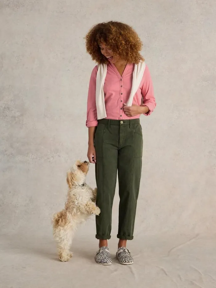 Women ANNIE TEXTURED SHIRT Dusty Pink White Stuff Shirts and Blouses