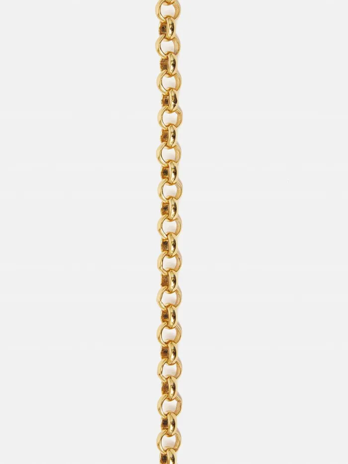 Women Belcher Chain Necklace Gold Jigsaw Jewellery