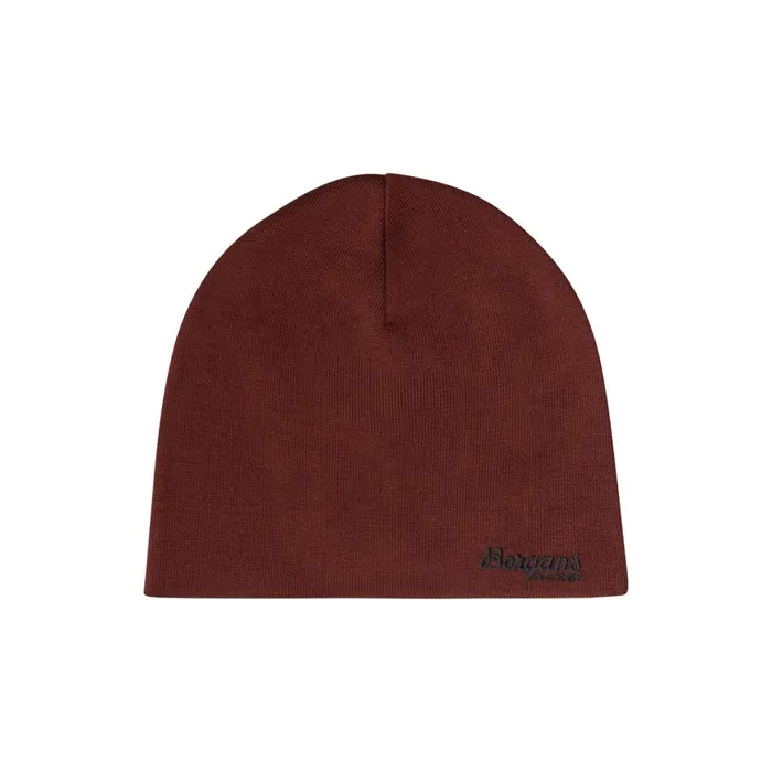 Women Bergans Of Norway Beanies And Caps Allround Thin Merino Beanie Amarone Red