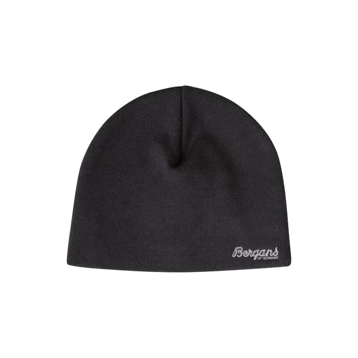 Women Bergans Of Norway Beanies And Caps Allround Warmest Merino Beanie Dark Shadow Grey