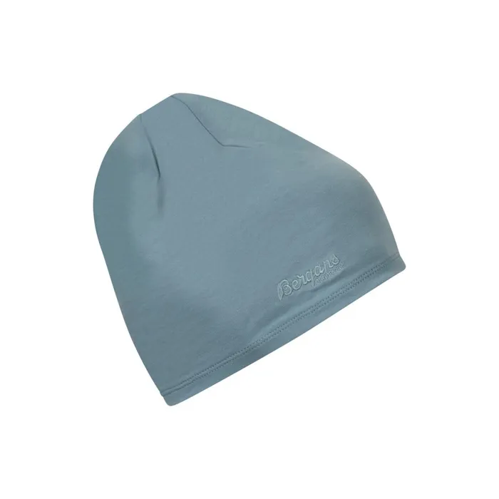 Women Bergans Of Norway Beanies And Caps Cotton Beanie Smoke Blue