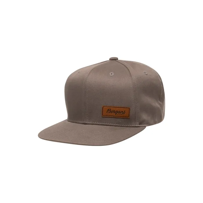 Women Bergans Of Norway Beanies And Caps Nordmarka Snapback Cap Solid Grey