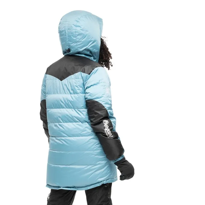 Women Bergans Of Norway Down Jackets Expedition Down Unisex Parka Arctic Ocean Blue Black