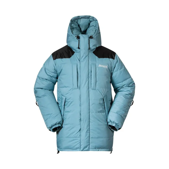 Women Bergans Of Norway Down Jackets Expedition Down Unisex Parka Arctic Ocean Blue Black
