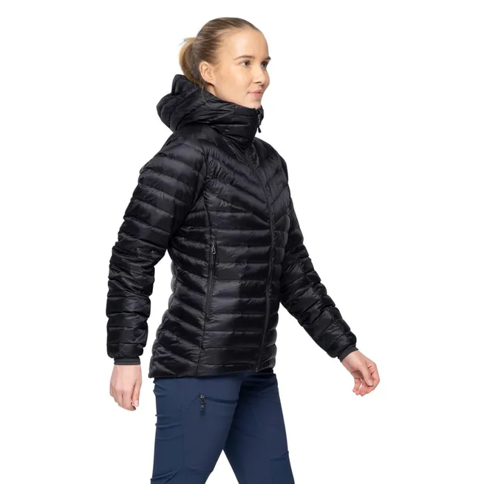 Women Bergans Of Norway Down Jackets Rabot Light Down Jacket Hood Black