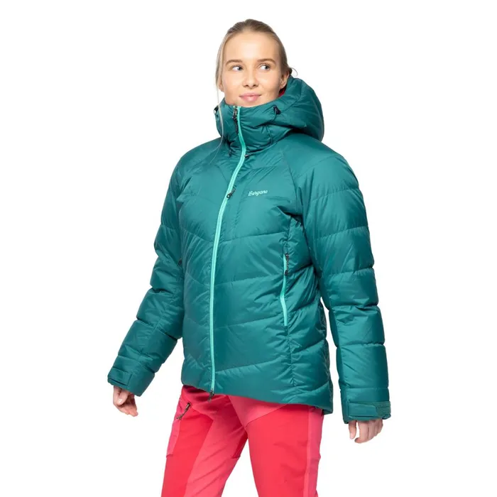 Women Bergans Of Norway Down Jackets Tind Mountain Down Jacket Malachite Green