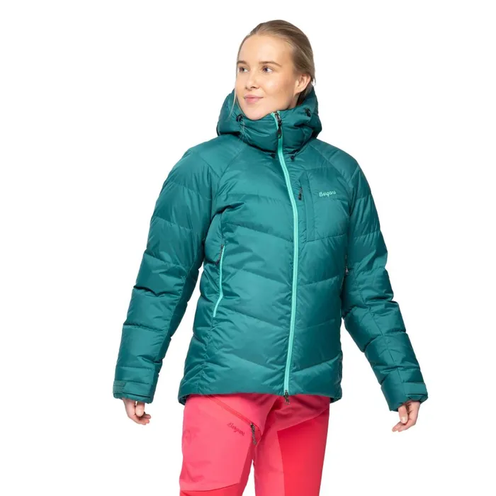 Women Bergans Of Norway Down Jackets Tind Mountain Down Jacket Malachite Green