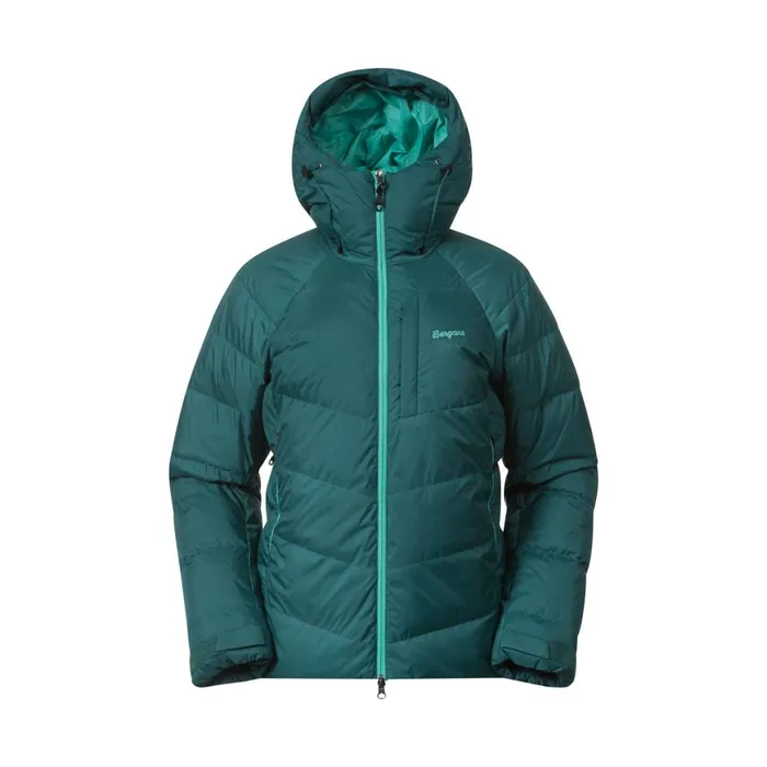 Women Bergans Of Norway Down Jackets Tind Mountain Down Jacket Malachite Green