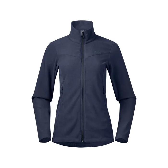 Women Bergans Of Norway Fleece Finnsnes Fleece W Jacket Navy Blue