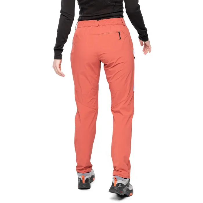 Women Bergans Of Norway Hiking Pants Vaagaa Light Softshell Pants Rusty Dust Husky Blue